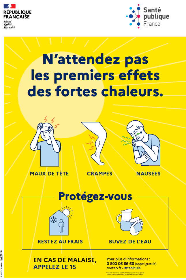 N'attendez pas les premiers effets des fortes chaleurs